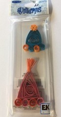 PARTY HATS Quillettes Quilling Stickers(2pc)Jolee’s•Birthday•Clown •Handmade•