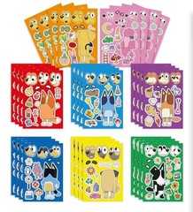 Lot Make a face Stickers for Kids, Make Your Own Animal Lot 5 Packs 100+ Pages