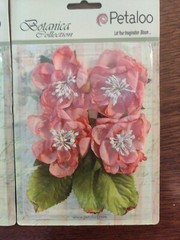 Lot 9 Petaloo Flora Botanica Botanica Blooms Collection 2″ Flowers #32