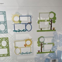 Creative Memories Walking on SunShine Laser Paper Pack 3 Sheets 12×12 Brand New