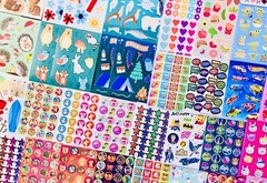 Happy Lot Stickers Kit Set Planner Craft Scrapbook Variety Of Themes | 399+ Pcs.