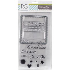 Richard Garay Clear Cling Stamps CALENDAR 12 Stamps