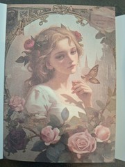 120 Sheets Vintage Material Scrapbooking Paper Pack The Rose Manor 5 1/2X 3 3/4