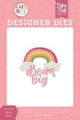Echo Park Designer Metal Cutting Dies DREAM BIG RAINBOW