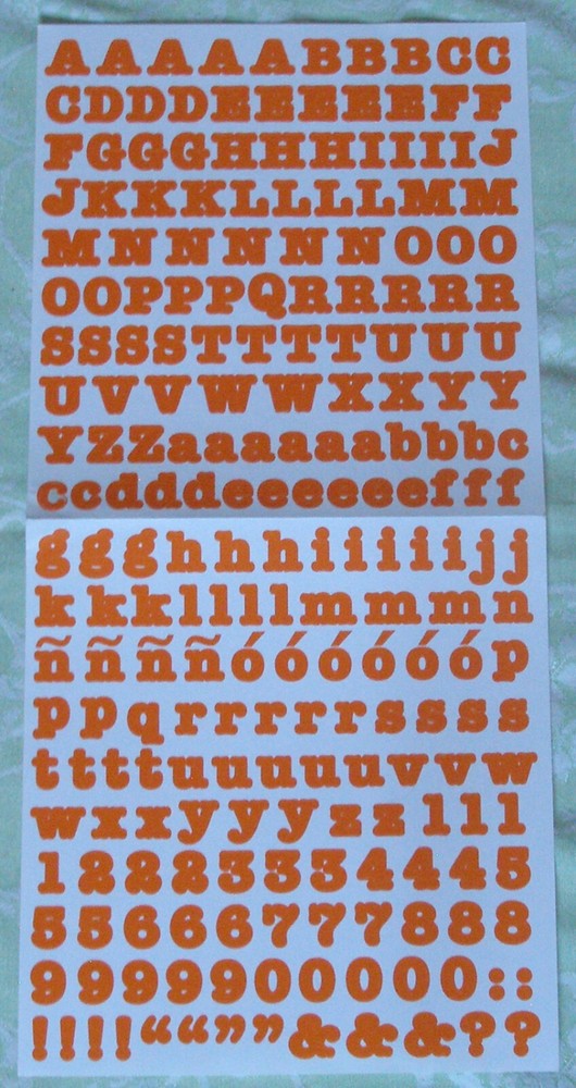 Creative Memories ABC/123 Bold Style Matte Finish Stickers – You Choose