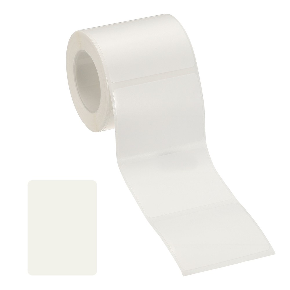 220 Pcs Thermal Sticker Paper, 1.6×1.2″ Square Thermal Printer Label, White