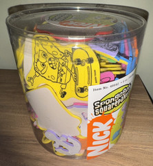 Vintage Tub SpongeBob Squarepants 2004 Nickelodeon 3D Foam Stickers NEW RARE!