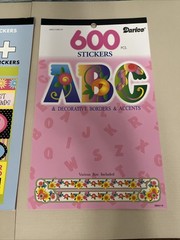Scrapbooking Stickers Mixed Lot Of 10 Packs 2,801 Stickers Princess, Music, Etc