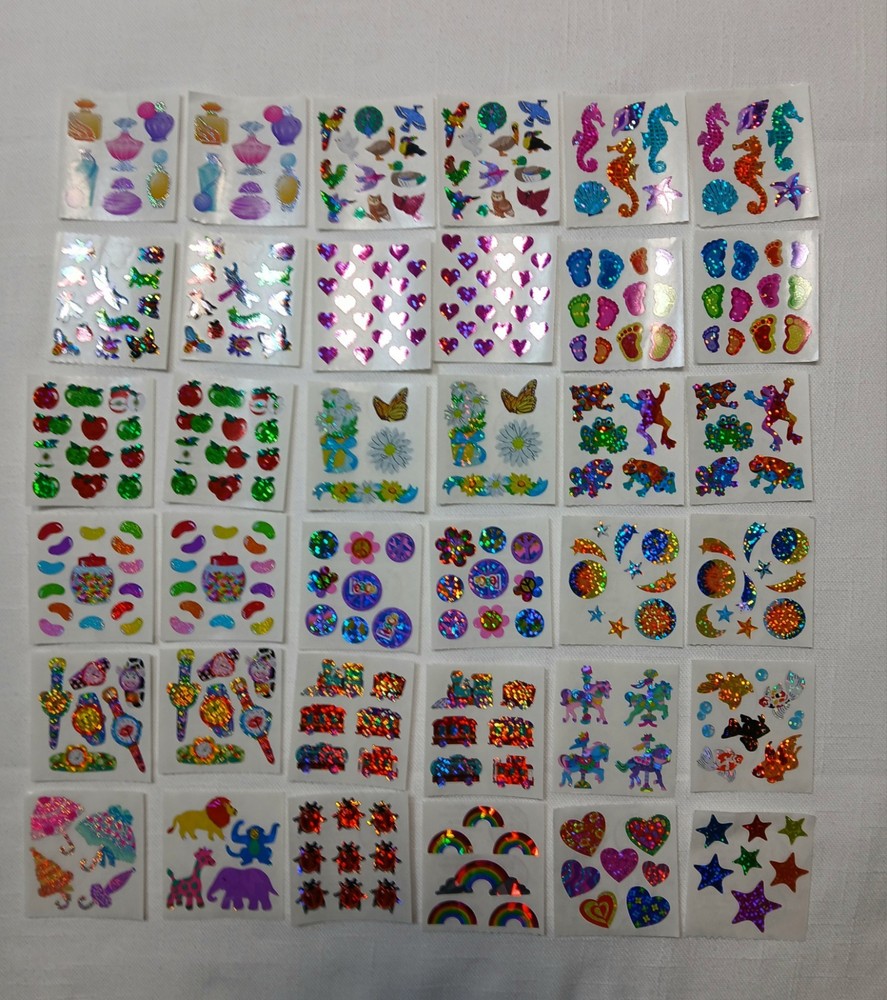 Huge Holographic Mixed Lot Vintage Sandylion Stickers Mods