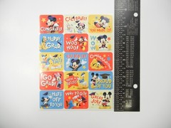 Disney Mickey Mouse Congratulations Squares Sticker Sheet Eureka