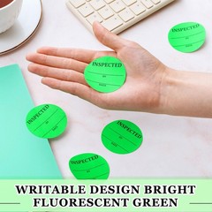 3000 Pcs 2 Inch Quality Control Inventory Labels Writeable QC Inventory Appro…