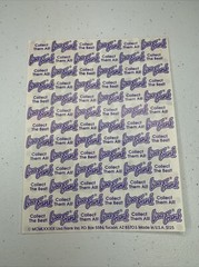 Vintage Lisa Frank Sticker Sheet Lipstick Sunglasses Heels Lips Polka Dots S125