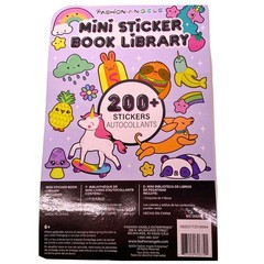 Fashion Angels Mini Sticker Book Library – 1400+ Stickers Total – 7 Pack Set