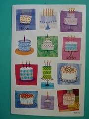 Celebratory Stickers (9) Complete Sheets Party Hats Cakes Gifts AGC