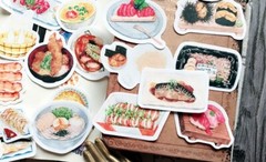 43pcs/ Japanese food dim sum food, noodles delicious food sticker y06