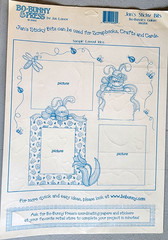 Bo Bunny Jan Lanoy Cardstock Stickers 2002 Galore Rabbits Insects Flowers