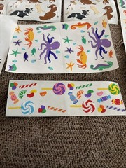 mrs. grossman’s stickers lot Gifts Sea Creatures Dogs Candy 90’s Vtg