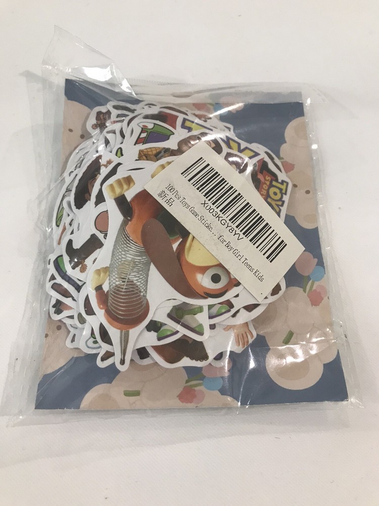 Toy Story Stickers Lot Of 100 Woody Buzz Lightyear Hamm Slinky Dog Mr PotatoHead