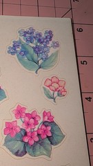 Vintage Hallmark Stickers Flowers 1 Sheet 1979 READ