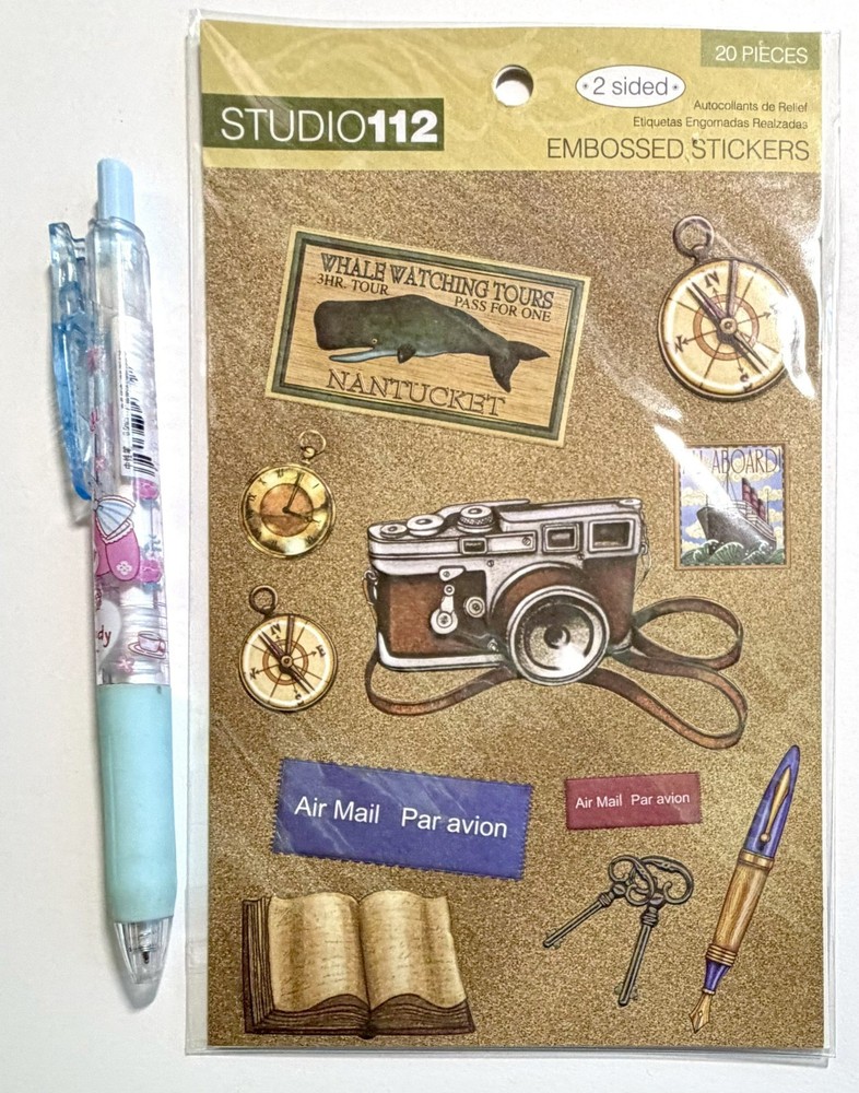 Travel Stickers Scrapbooking Card Journal Planner Studio 112