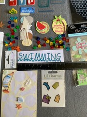 Scrapbooking Beach & Summer Stickers Collection – 17 Packs Mixed Designs Sizes