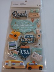 Recollections Stickers Road Trip USA Car Camper Camera Are We There Yet? Luggage