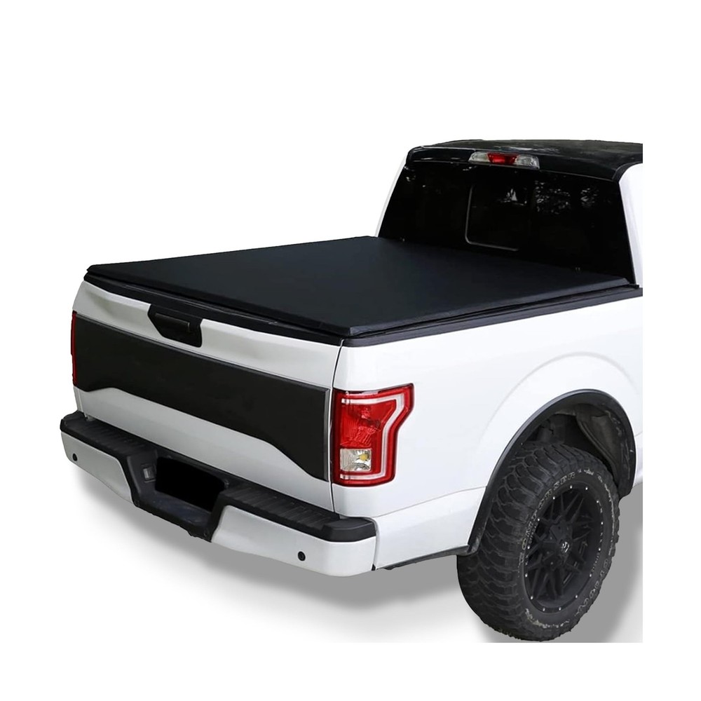 Soft Roll Up 5’2″ / 61.7″ Truck Bed Cover Compatible for 2015 2016 2017 2018 …