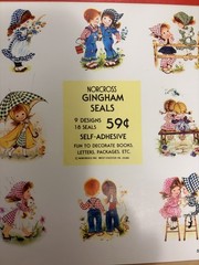 Vintage NORCROSS Gingham Seals 18 Seals 9 Designs