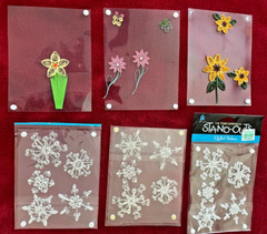 Provo Craft «Stand-Outs» Quilled Stickers Paper Crafting; 36 Items
