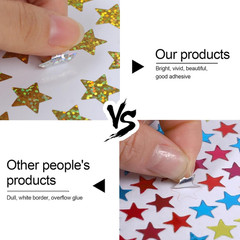 3000 PCS Star Stickers, 0.6″ Sparkly Holographic Stickers, Kids Rewards