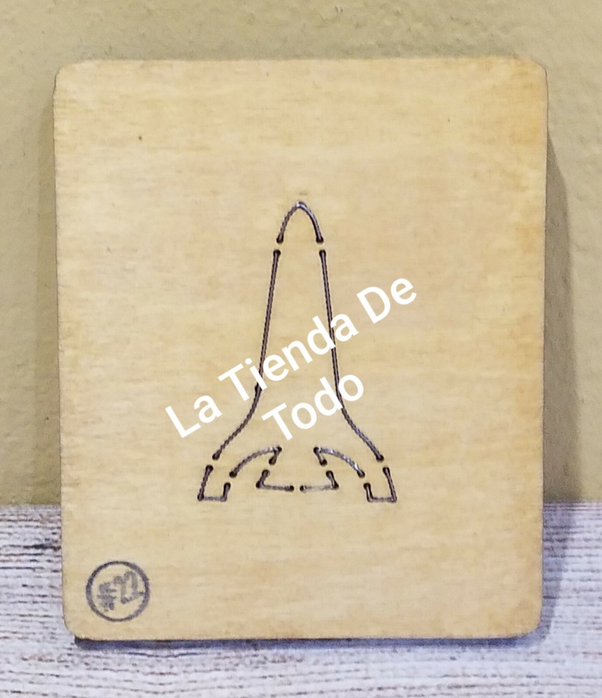 WOOD WOODEN PAPER CUTTING BLADE DIE ROCKET FITS ACCUCUT SYS READ