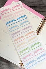 Laundry,Home Cleaning, bathroom,Floor :Handmake Erin Condren Planner Sticker