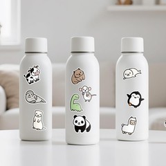 Anwyll 200Pcs Animal Stickers for Kid – Cute Animal Water Bottle Stickers Wat…