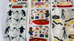 Vintage Sticker Lot 1990s Mrs. Grossman’s Sticker Sheets Set F- 16 Sheets BIN 73