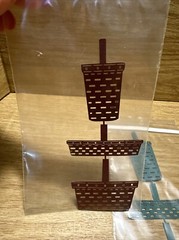 20 Pcs Scrapbooking Supplies Basket Brads Embellishment Small Paper Cutouts