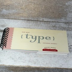 2007 Cosmo Cricket Just Your TYPE Cardstock Stickers Nursery Palette Brand New