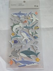 Recollections SHARKS 🦈 Scrapbooking Stickers