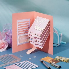 Versatile 8 Piece Metal Die Set: Perfect for Creative Card Making & Journals