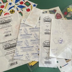 Vtg Sticker Lot- Mrs Grossman’s Meyer Back To School College Supply Awards