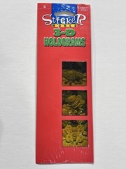 Vtg American Greetings Sticker World 3-D HOLOGRAMS Stickers BUGS Butterfly