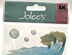Jolee’s Vellum Stickers WAVES SPJV007 Dimensional Stickers 12 Pcs. NEW