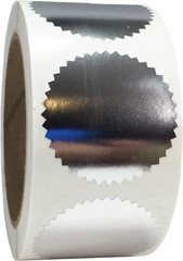 Envelope Seals Serrated Edge Color Labels | 2″ inch | 500 Pack | Pick One Color