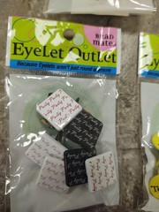 Eyelet Outlet Brads Lot of NEW 7 packs Card Making Scrapbooking Tennis Shoes