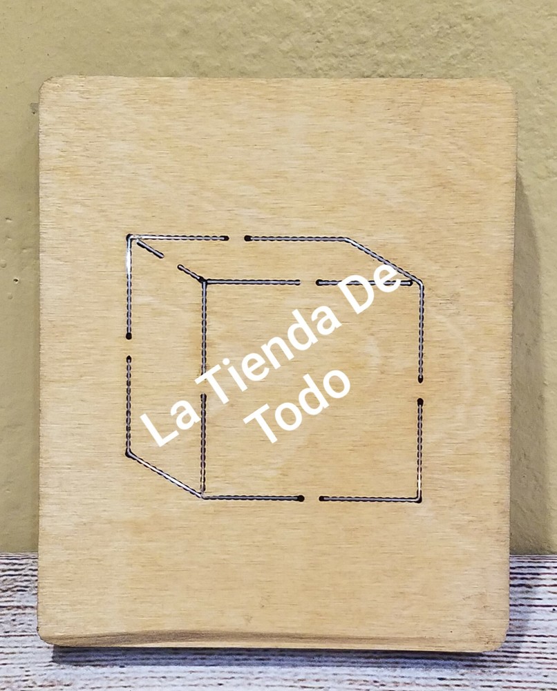 WOOD WOODEN PAPER CUTTING BLADE DIE CUBE FITS ACCUCUT SYS READ