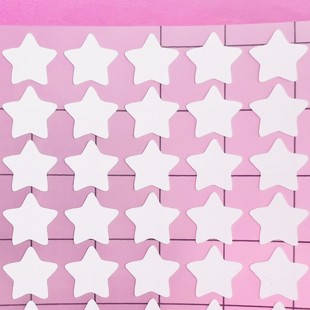 White Star Stickers! – Choose a Size!