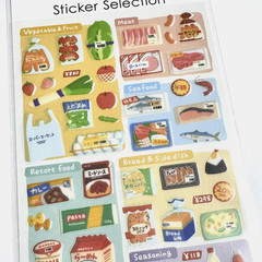 Japanese Miniature Supermarket Stickers Food Daily Items Kawaii Made in Japan