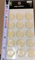 Making Memories Clear Med Page Pebbles 3D Cards Scrapbook Stickers