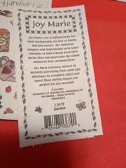 Rare Retired Lot of 9 Joy Marie Scrapbooking Stickers