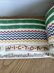Vintage Me & My Big Ideas Football/Cheer Borders Scrapbook Stickers Team Sticker