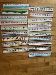 **RARE** SCRAPBOOK BORDER LOT Sandylion Stickers – 1990s, Vtg